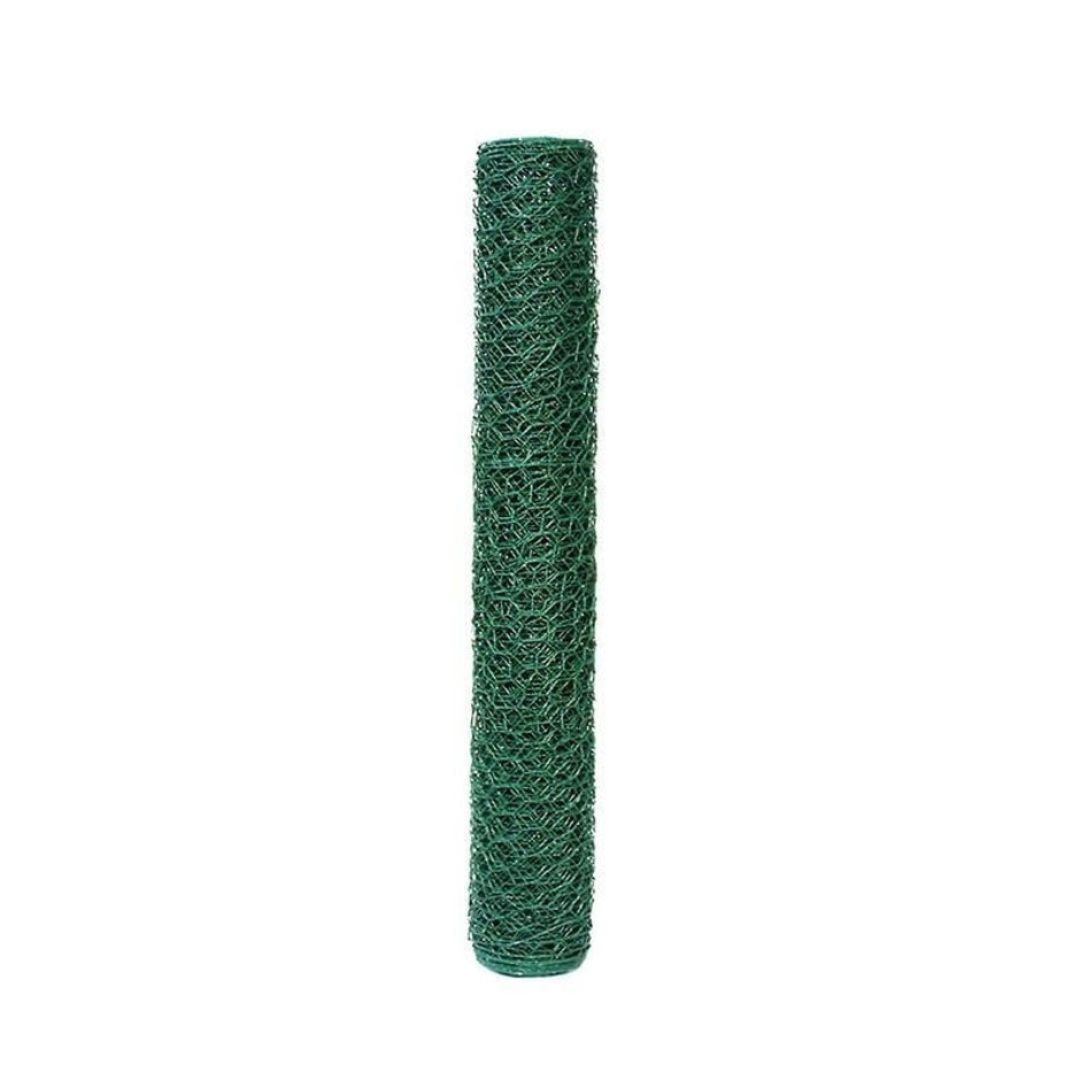 POULTRY NETTING/CHICKEN WIRE 24"X25'X1 COATED GREEN