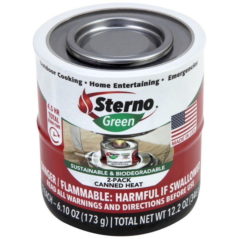 CANNED HEAT COOKING FUEL 2PK