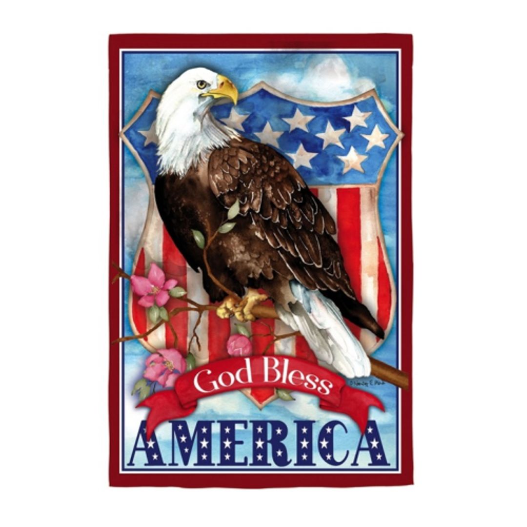 AMERICA EAGLE GARDEN FLAG