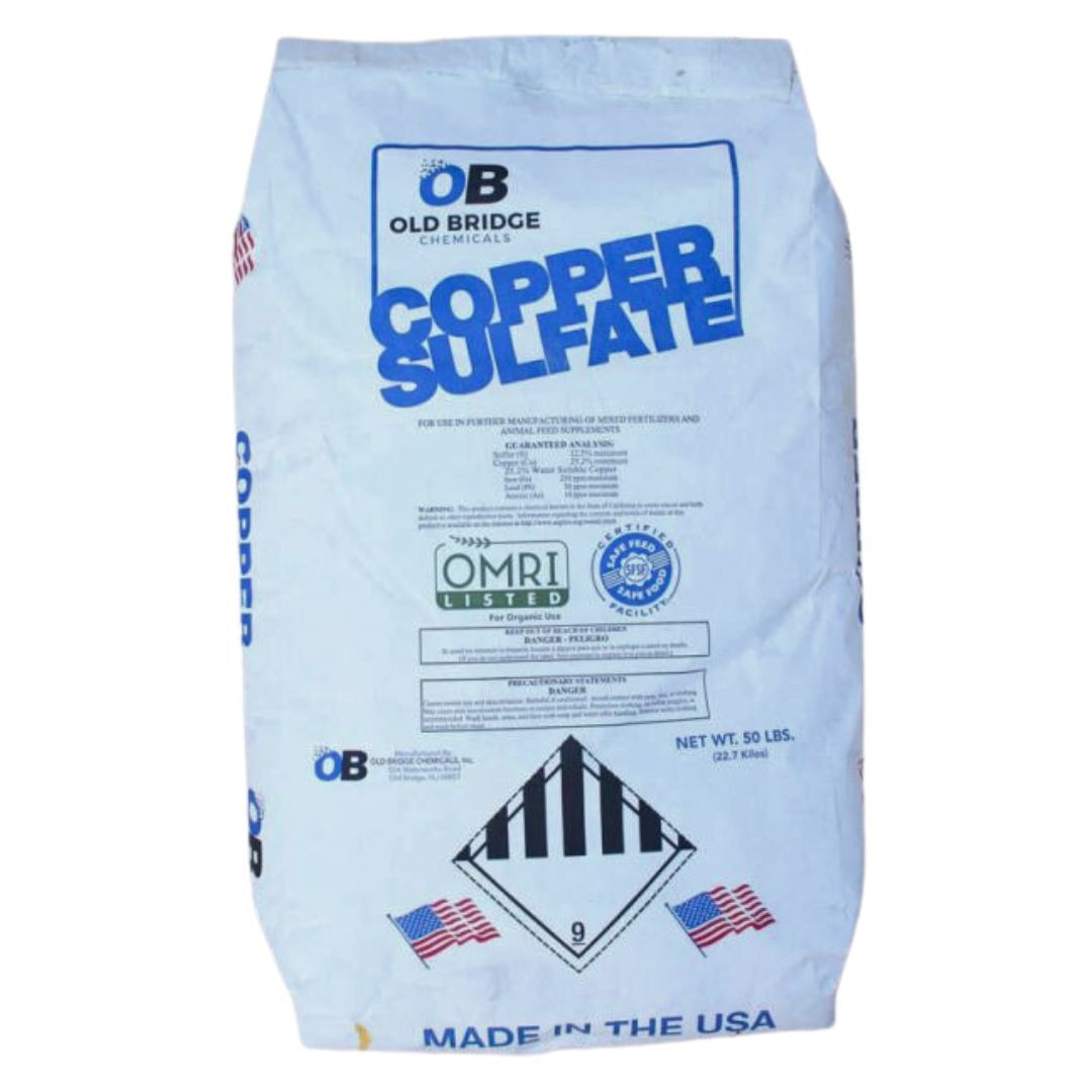 COPPER SULFATE POWDER 50LB