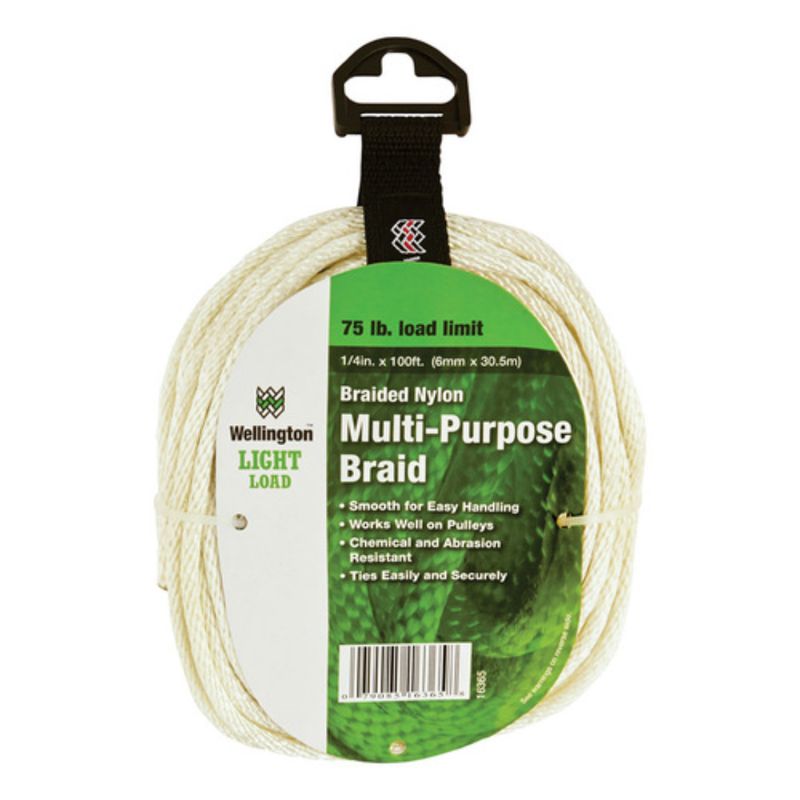 16365 MULTI PURPOSE BRAIDED NYLON 1/4X100