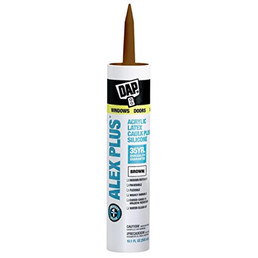 18120 BROWN ACRYLIC CAULK 10.1OZ