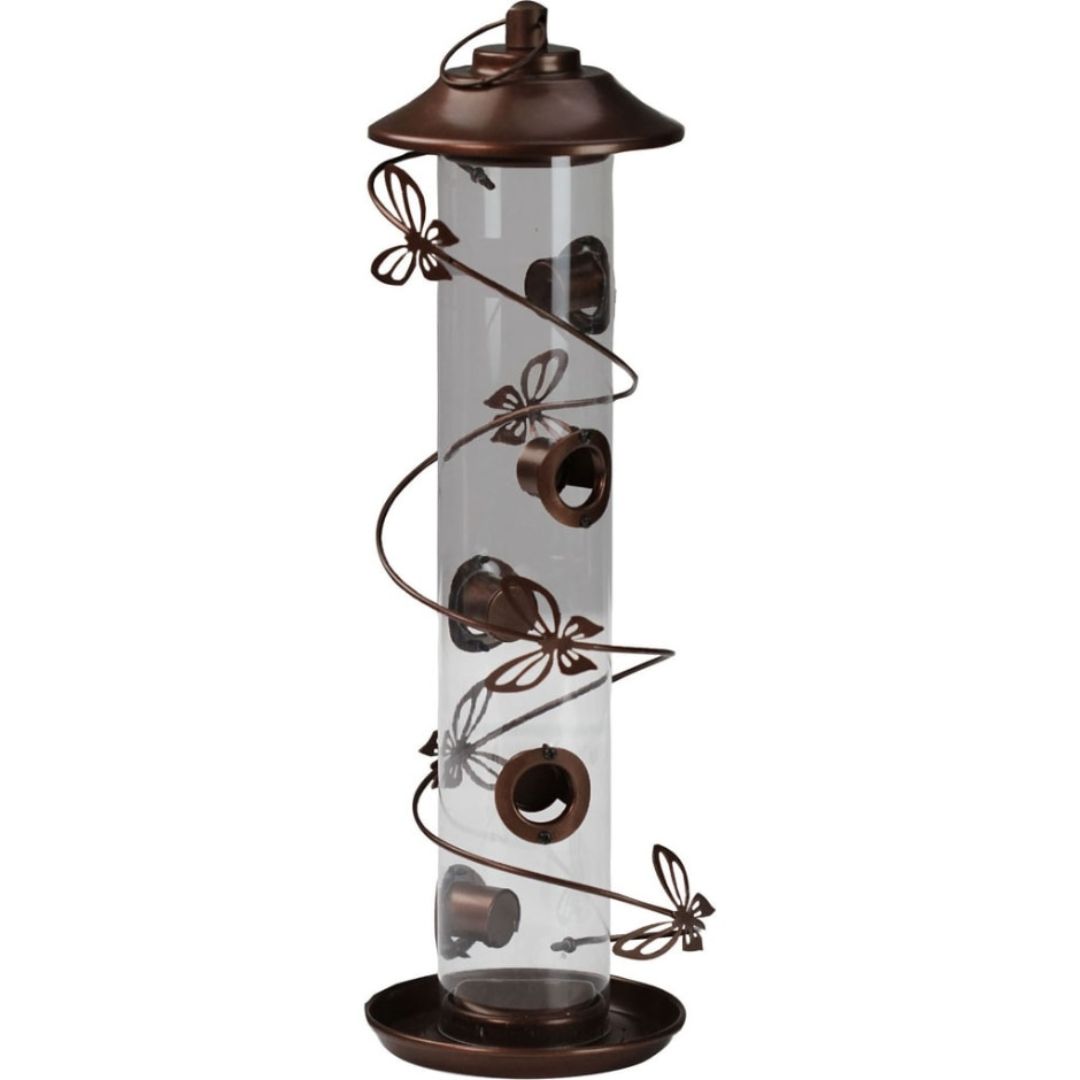 BUTTERFLY SWIRL MIXED TUBE FEEDER