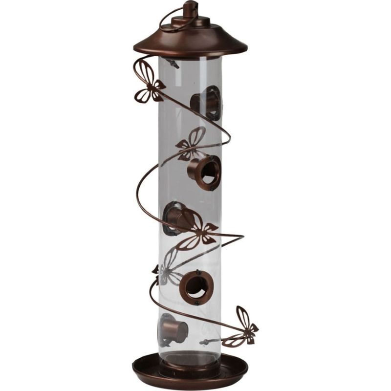 BUTTERFLY SWIRL MIXED TUBE FEEDER