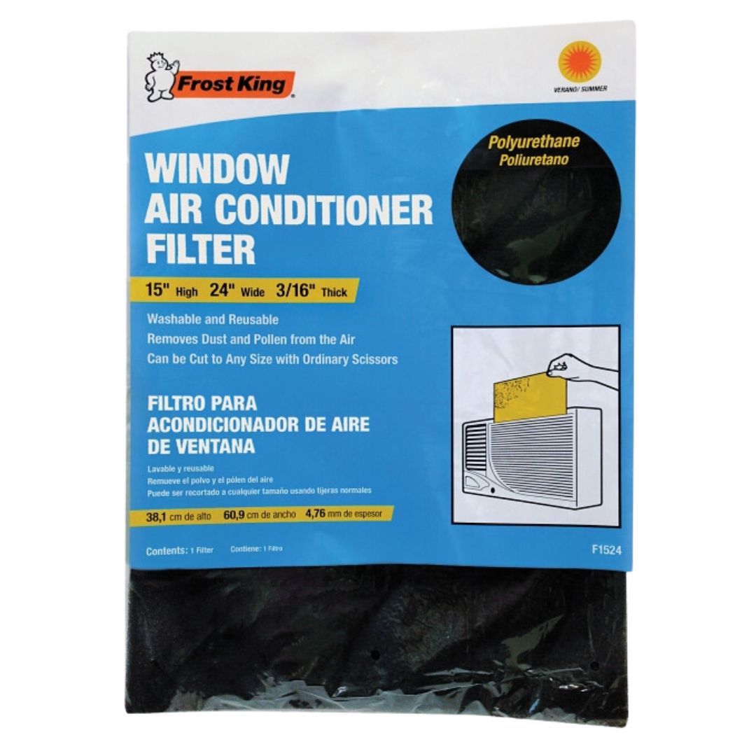 F1524 AIR CONDITIONER FILTER OPEN CELL 15X24X1/4