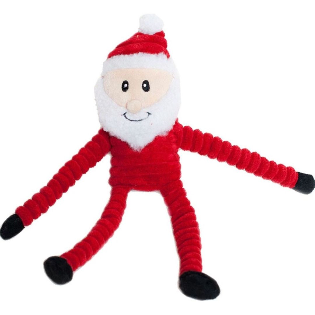 ZIPPYPAWS HOLIDAY CRINKLES SANTA SM