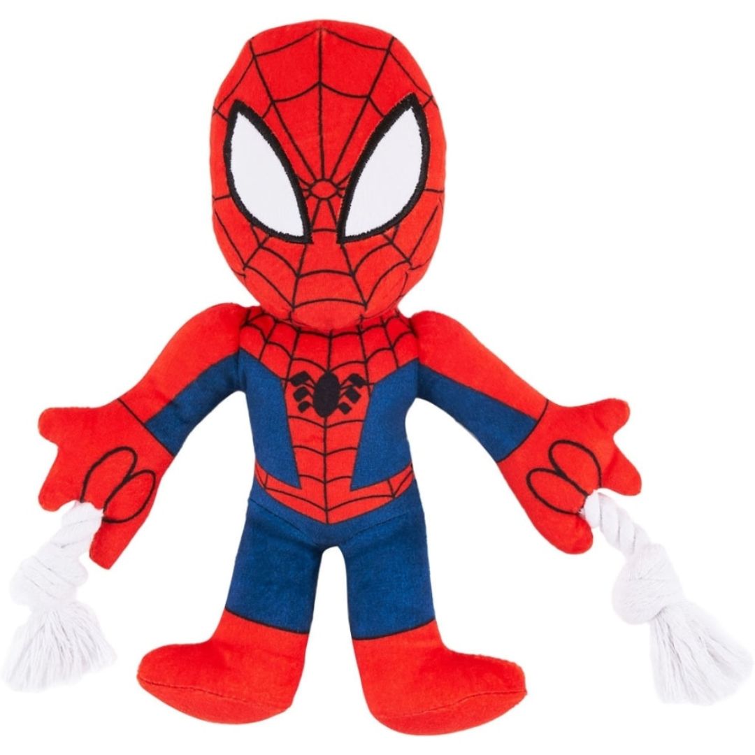 ZIPPY PAWS ROPE PLUSH SPIDER-MAN