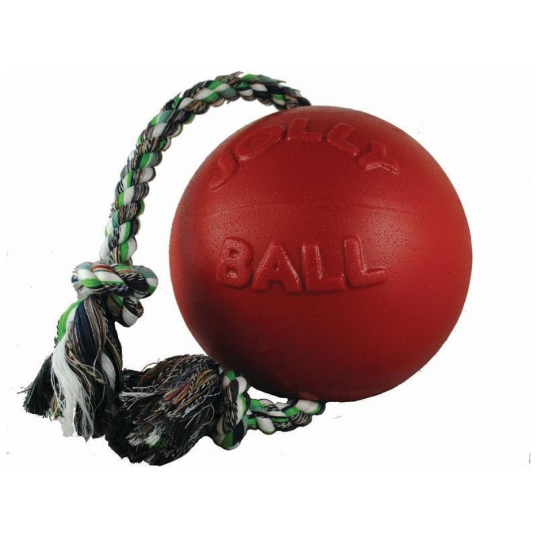 JOLLY BALL ROMP-N-ROLL RED 4.5IN