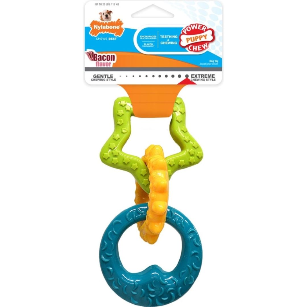 NYLABONE PUPPY TEETHING RINGS