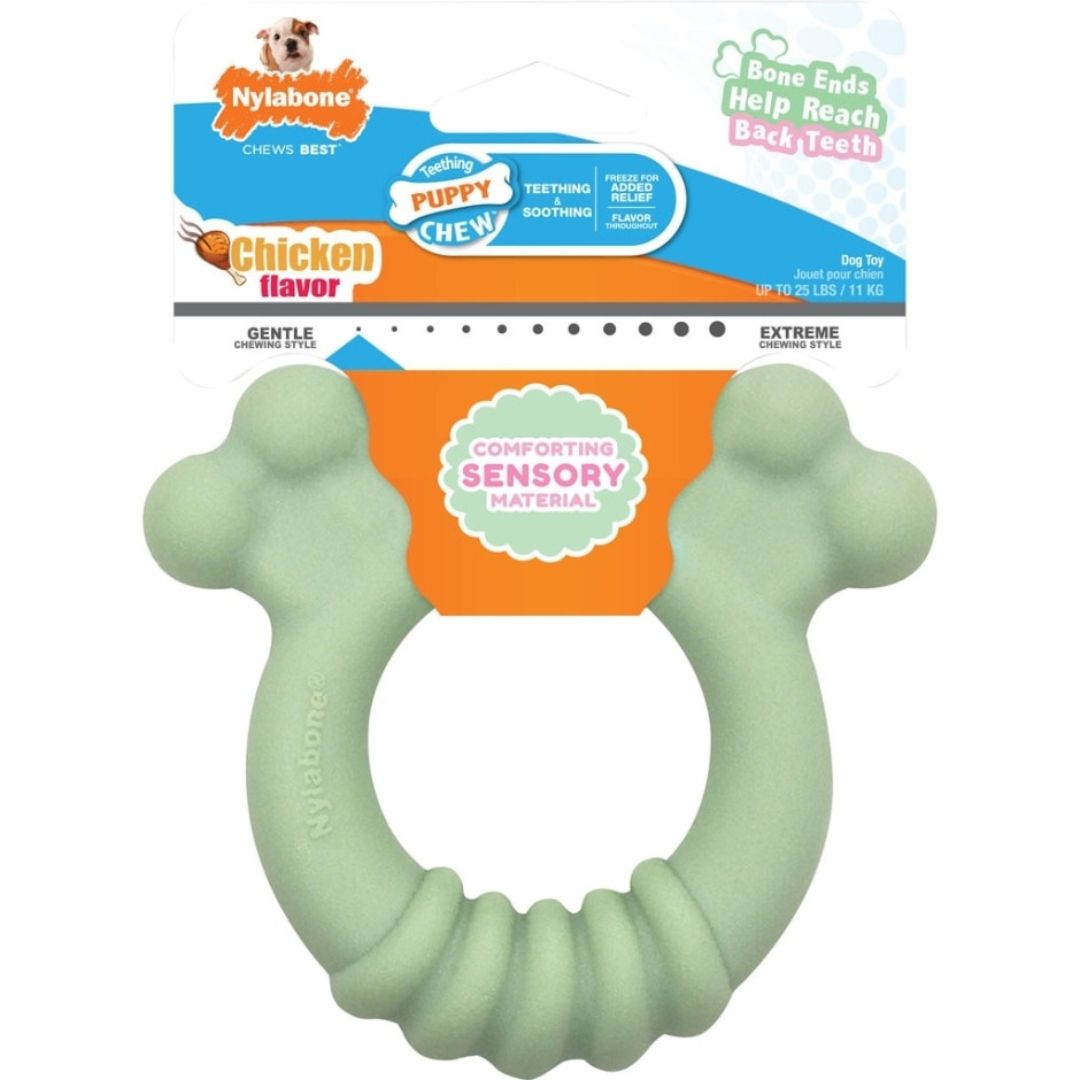 NYLABONE PUPPY TEETHING RING