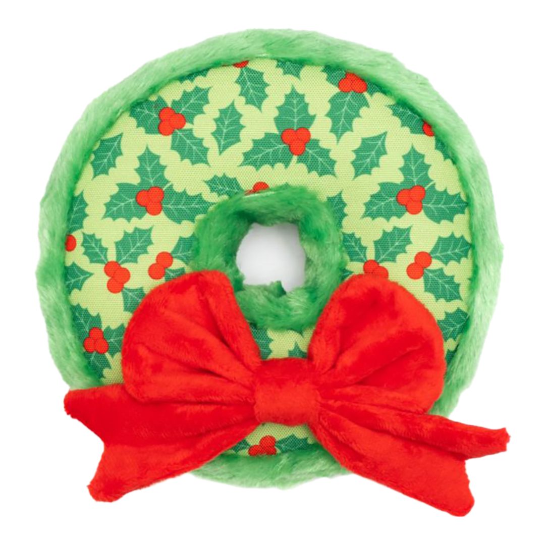 WORTHY DOG WREATH LG