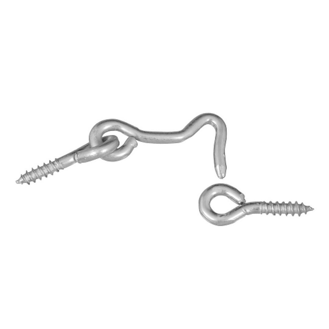 75-0430 ZINC WIRE GATE HOOK/EYE 1.5IN