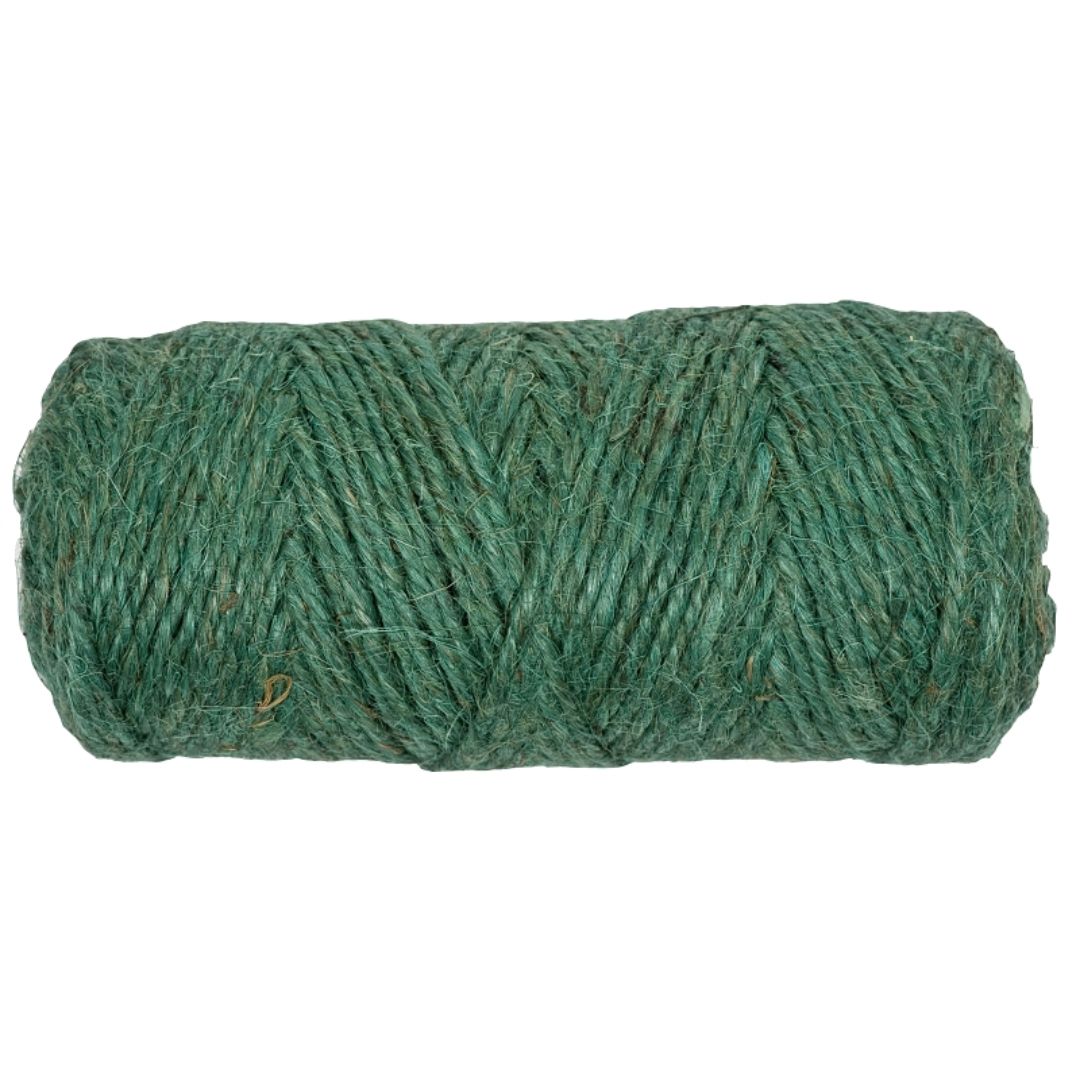 T028B GARDEN TWINE GREEN SOFT 200FT