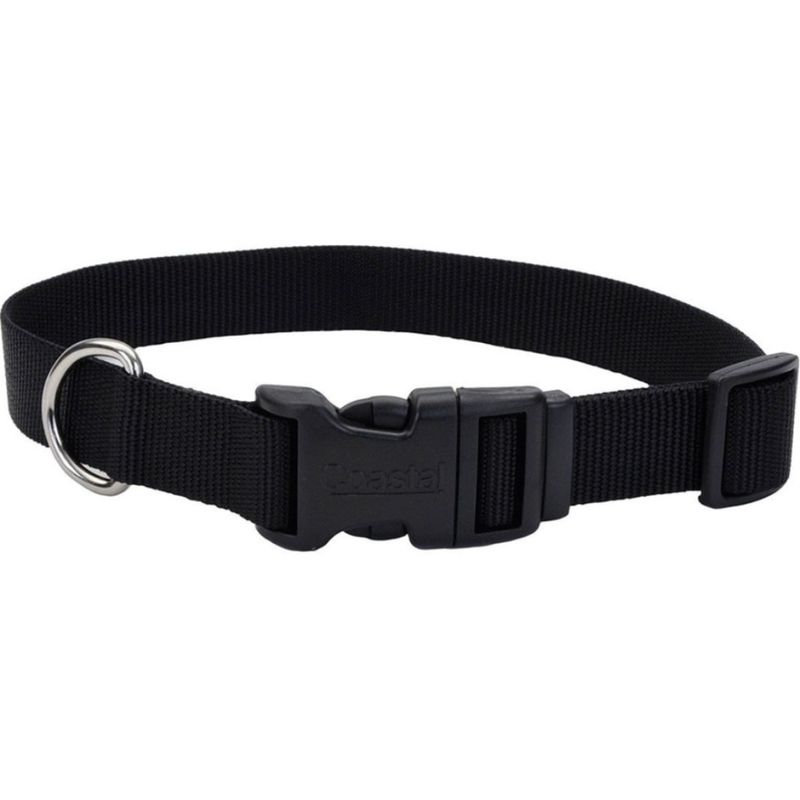 ADJ COLLAR 18-26 BLACK COASTAL