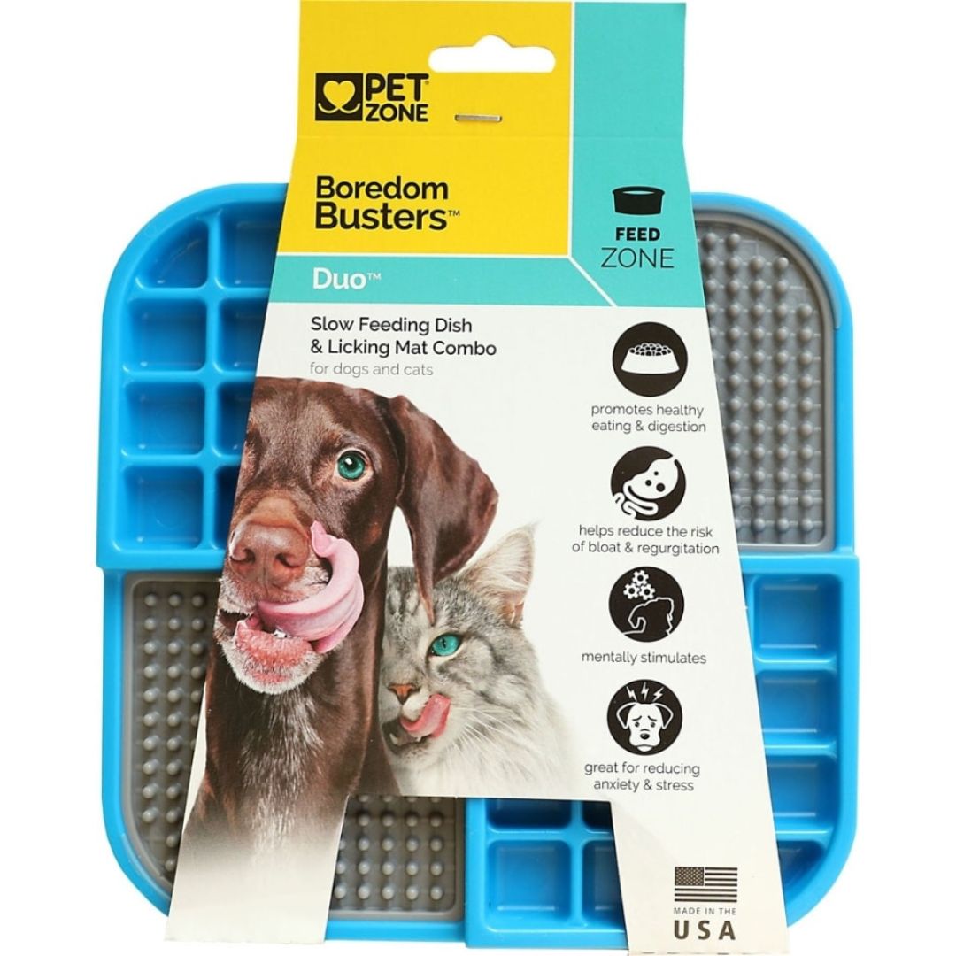 BOREDOM BUSTERS DUO SLOW FEED LICK MAT