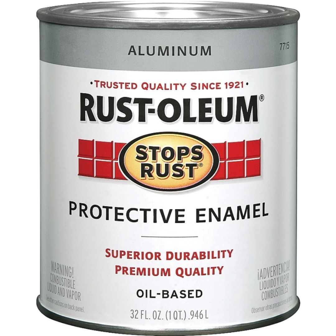 7715502 ENAMEL PAINT ALUMINUM QT