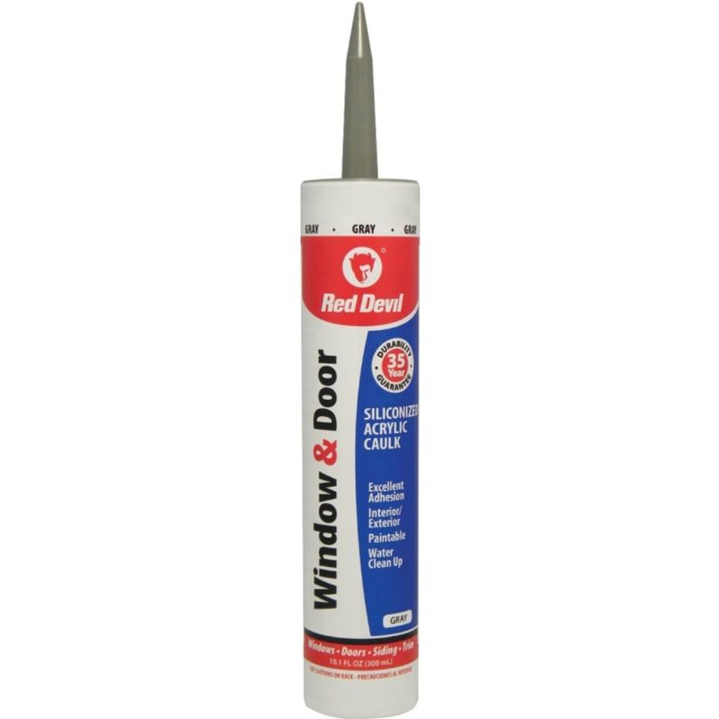 084650 WINDOW &amp; DOOR 35 YEAR GRAY CAULK 10.1OZ