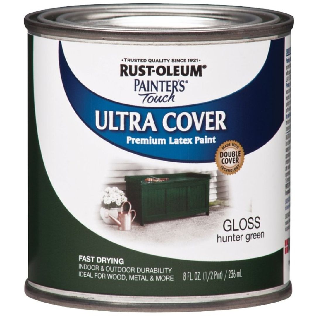 1938730 ENAMEL PAINT GLOSS HUNTER GREEN 1/2PT