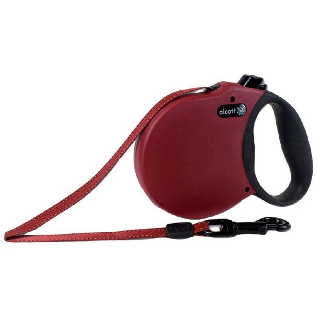 RETRACTABLE LEASH RED XS