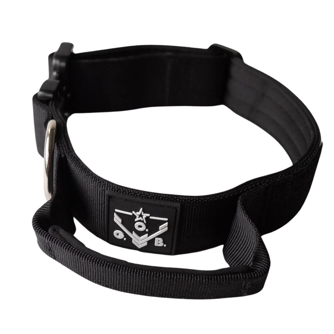 TACTICAL COLLAR ADJUSTABLE BLACK