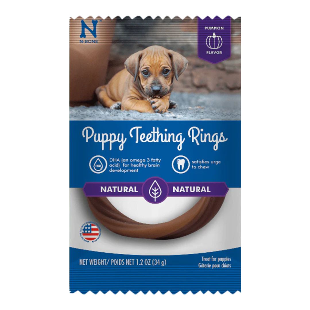 PUPPY TEETHING RING PUMPKIN