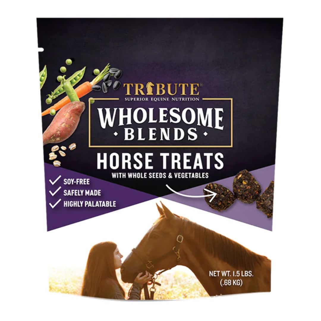 TRIBUTE HORSE TREATS 1.5LB WHOLESOME BLENDS