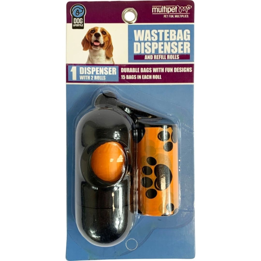 DOG WASTE BAG HOLDER PAW PRINT