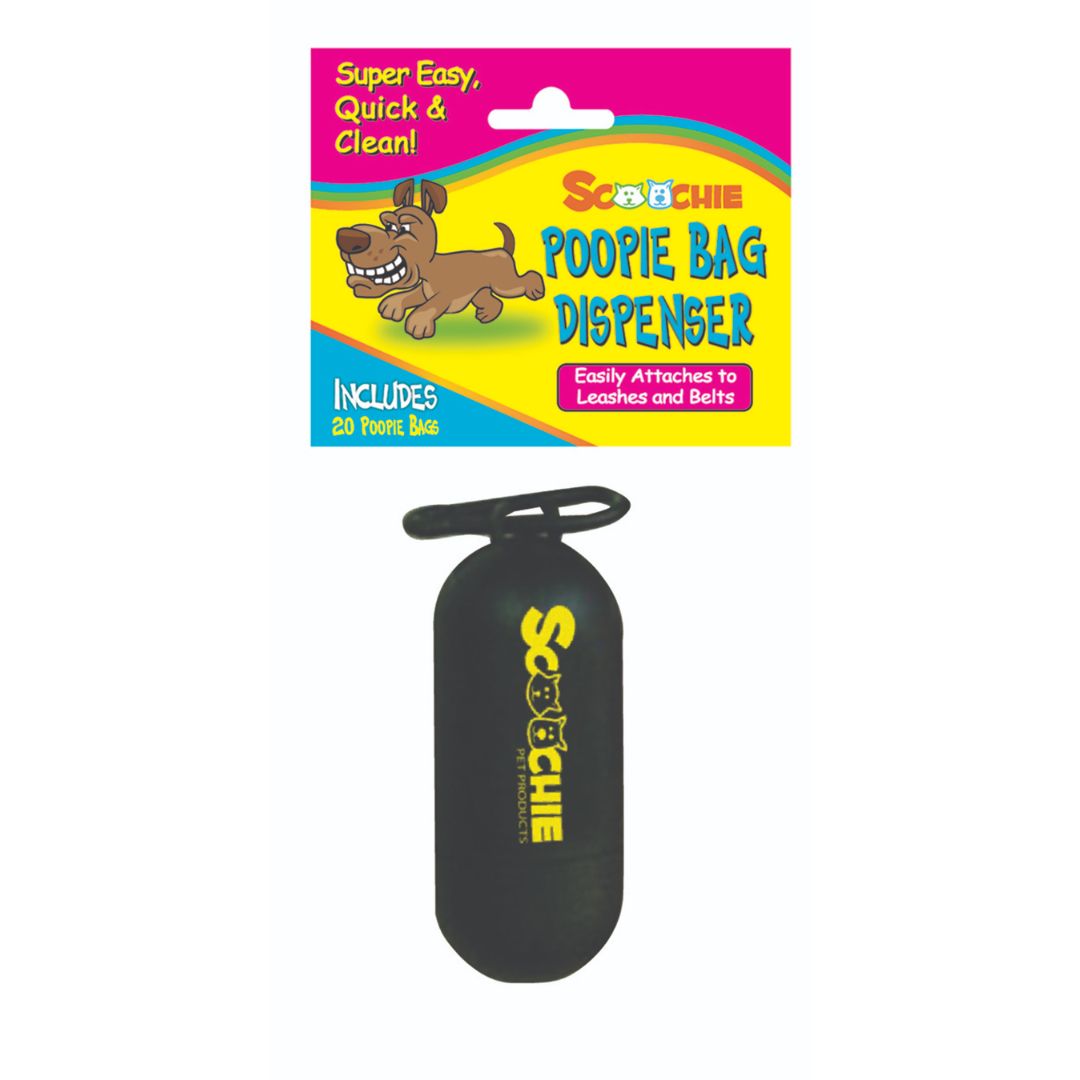 POOP BAG DESPENSER W/REFILL SCOOCHIE