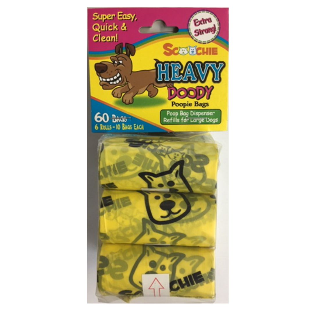 POOP BAGS SCOOCHIE 6PK