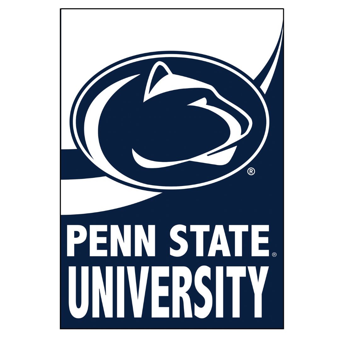 PENN STATE BURLAP GARDEN FLAG