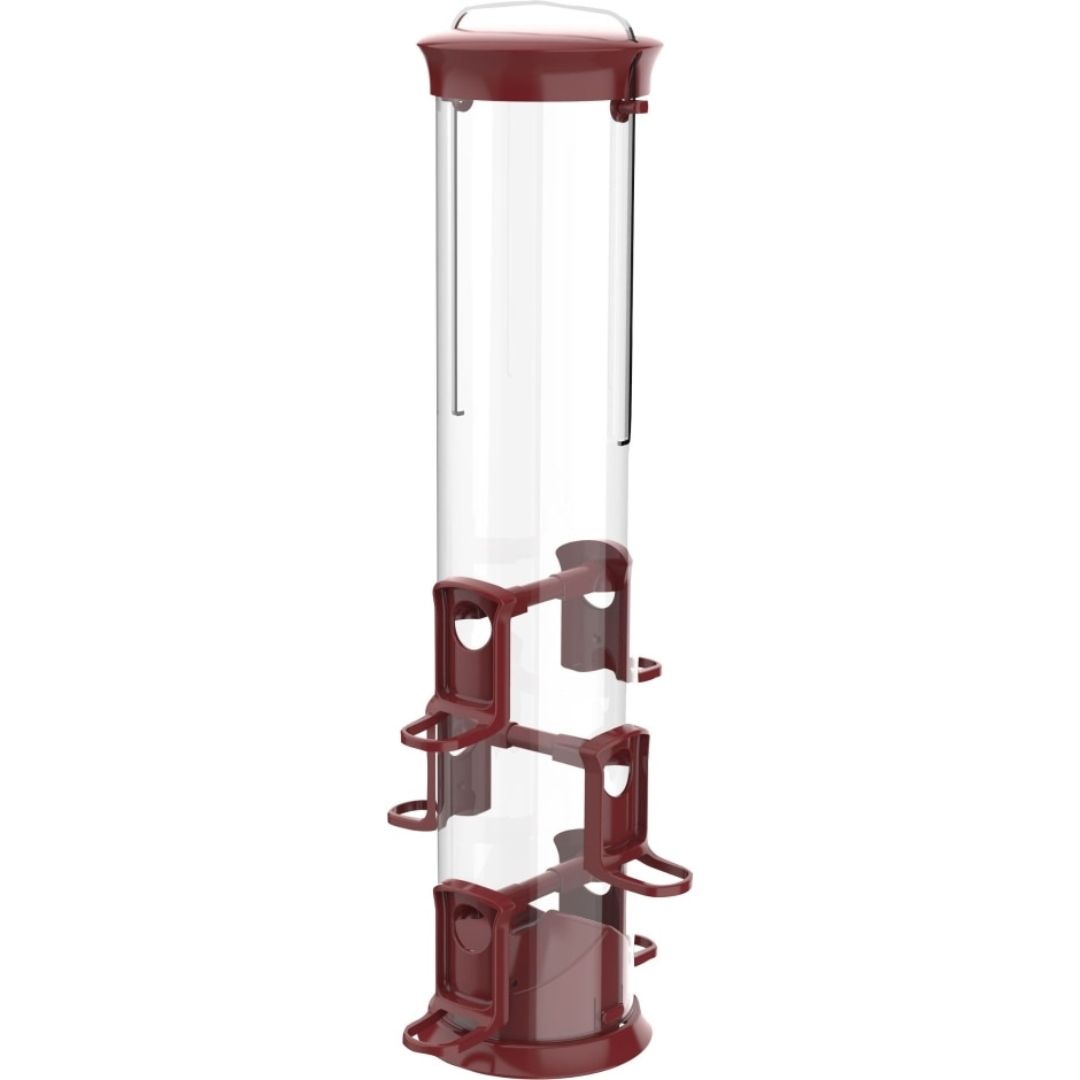 NATURES WAY RED TUBE FEEDER 2.1QT