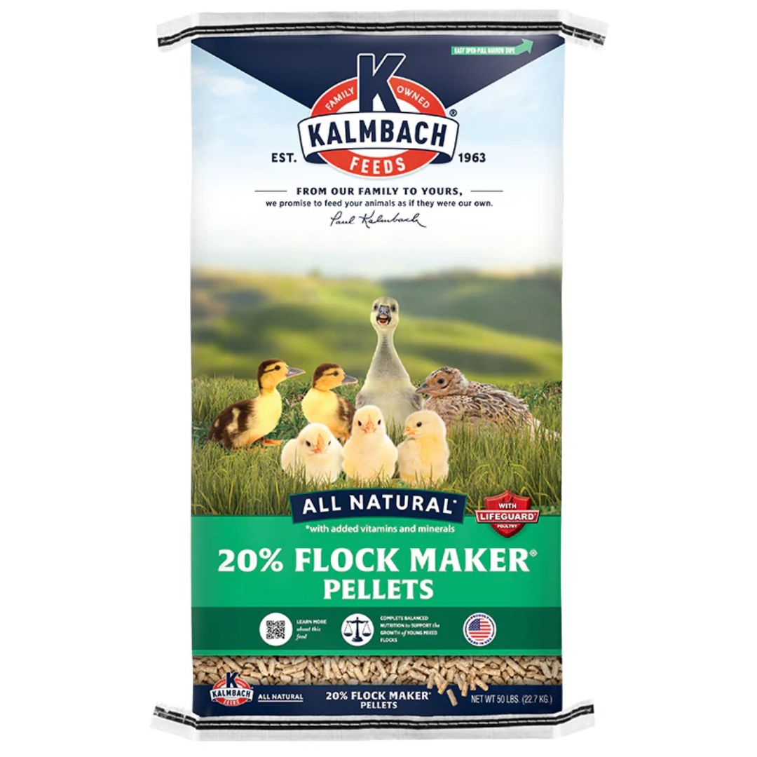 FLOCK MAKER 20% PELLETS 50LB