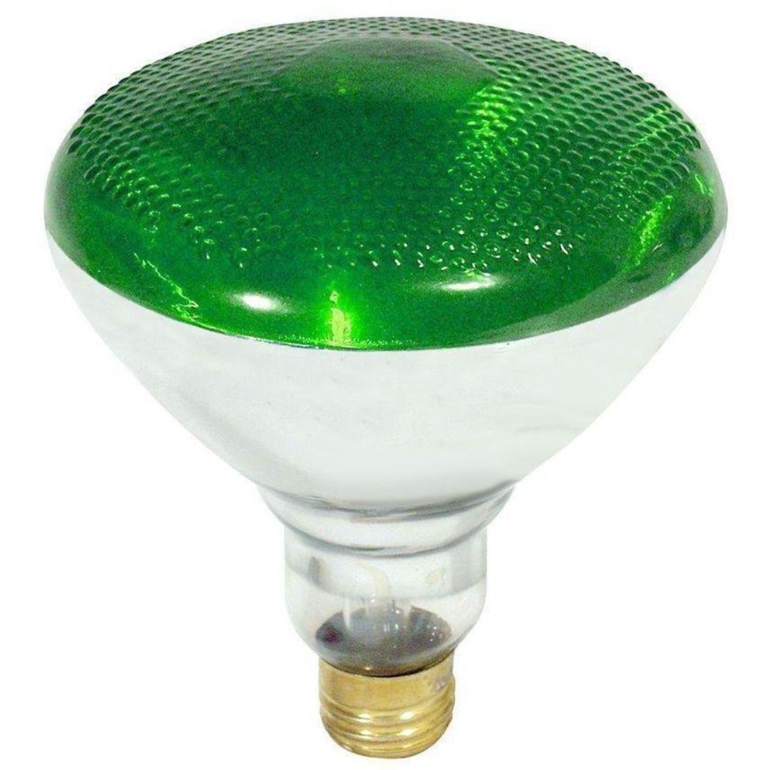 100PAR/G/1 GREEN FLOOD 100W