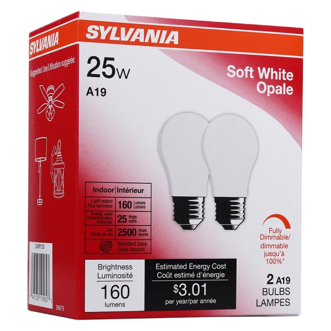 10562 25W SOFT WHITE BULB