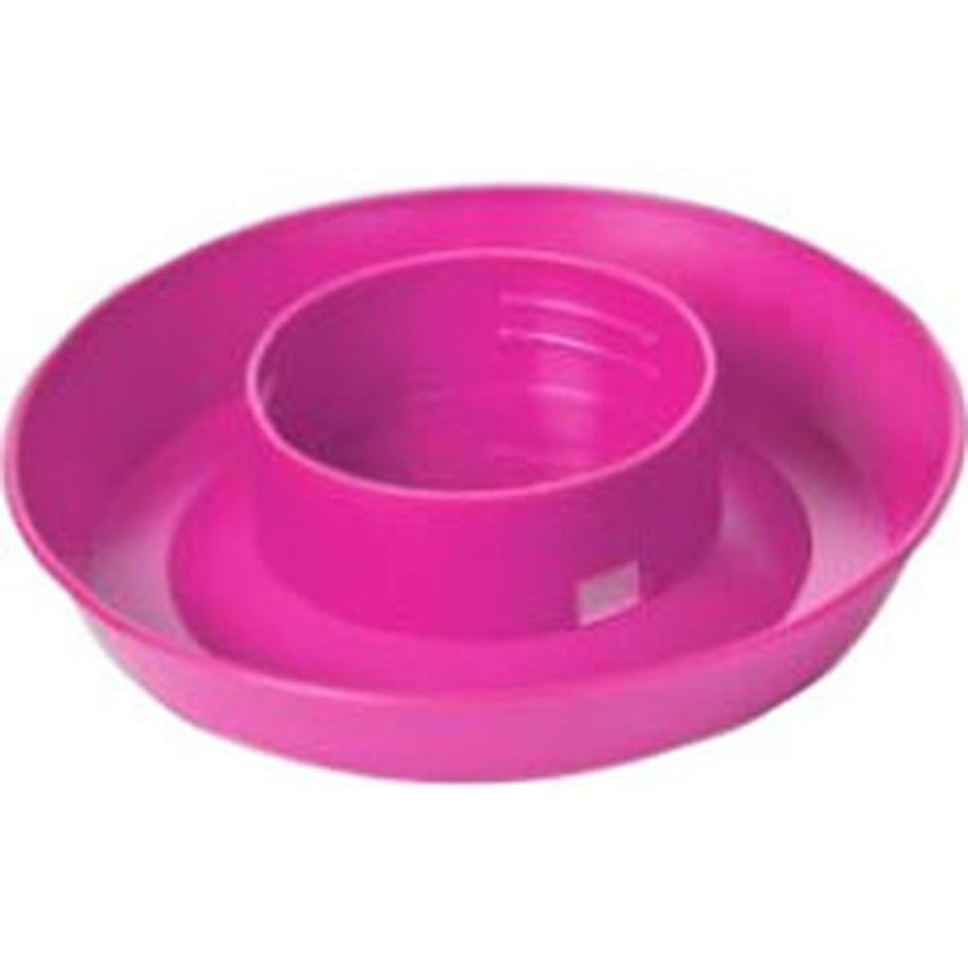 PLASTIC BASE SCREW ON HOT PINK QT
