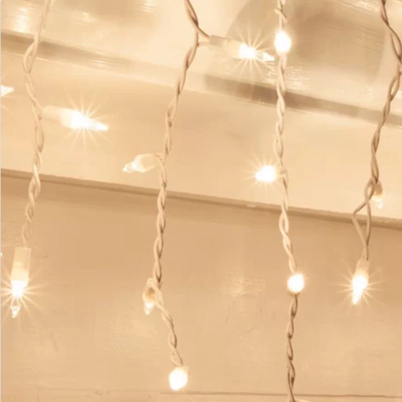 00051 ICICLE LIGHTS WHITE/CLEAR