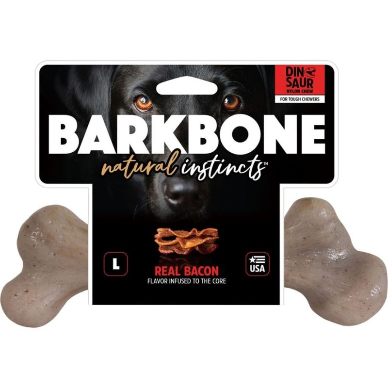 BARKBONE DINOSAUR BACON LG