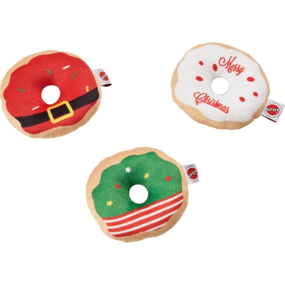 HOLIDAY DONUT CAT TOY