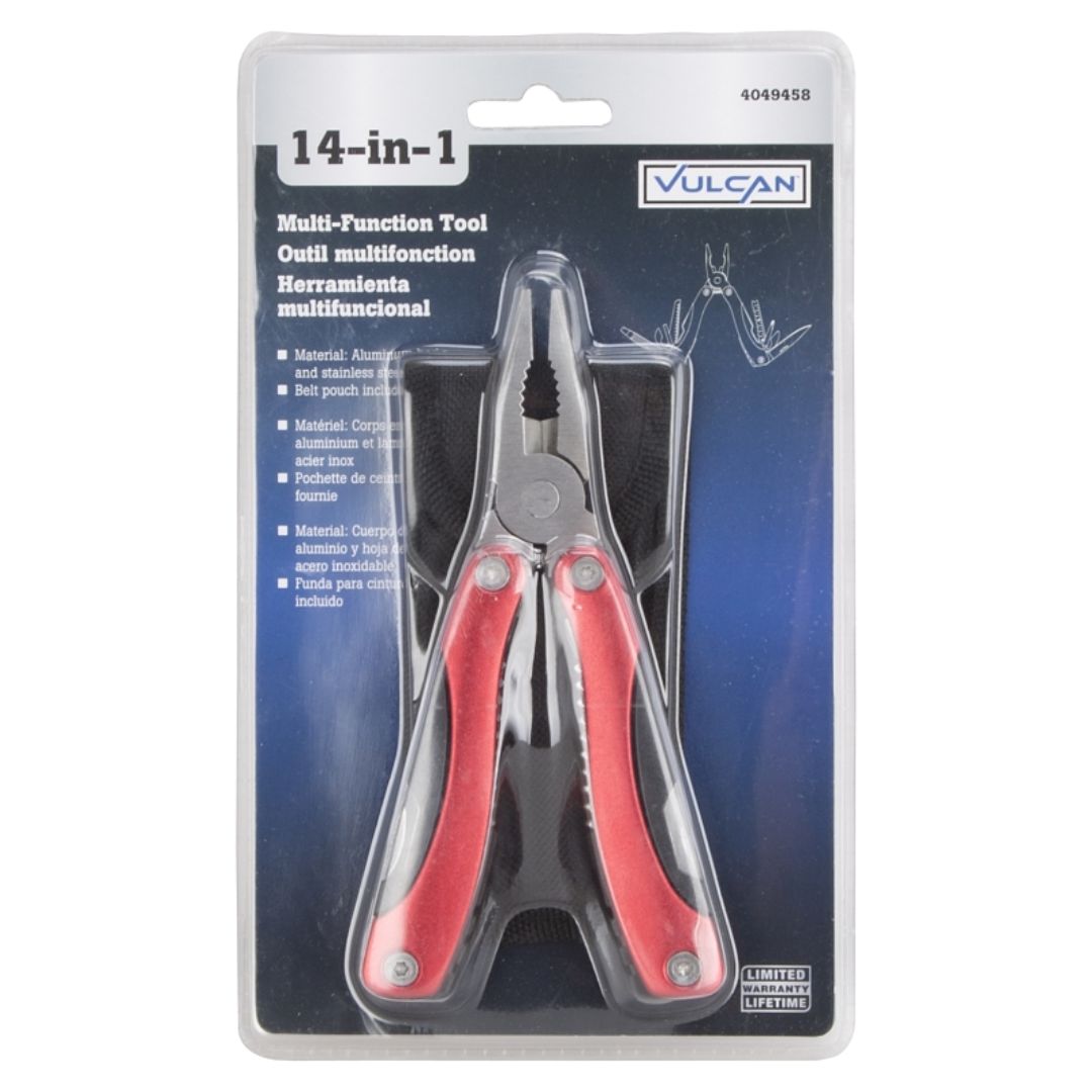 MULTI-TOOL 14-IN-1 W/POUCH