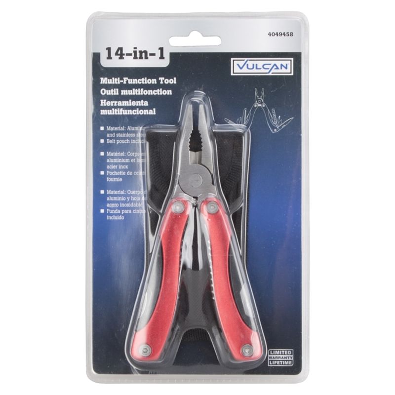 MULTI-TOOL 14-IN-1 W/POUCH