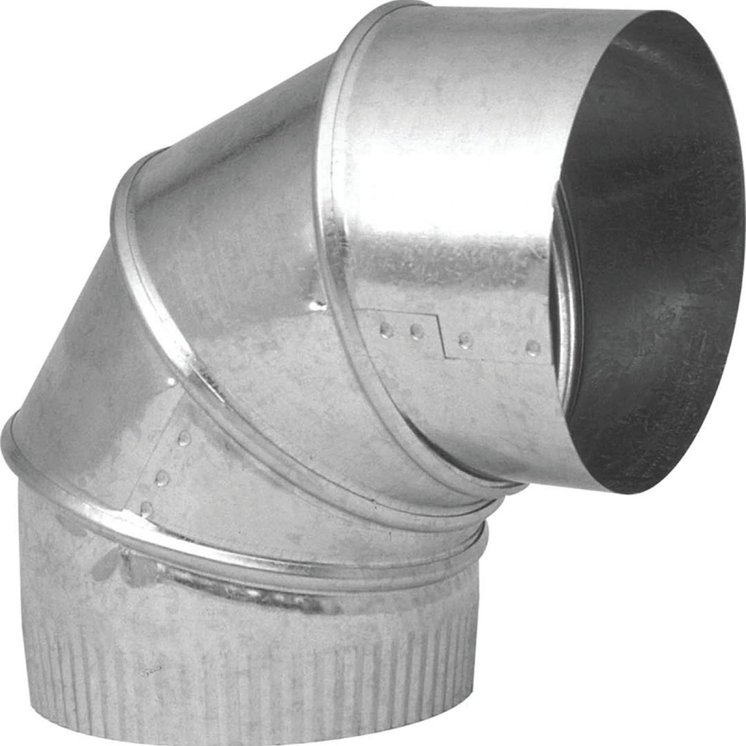 GALVANIZED ELBOW 7IN 24G ADJ