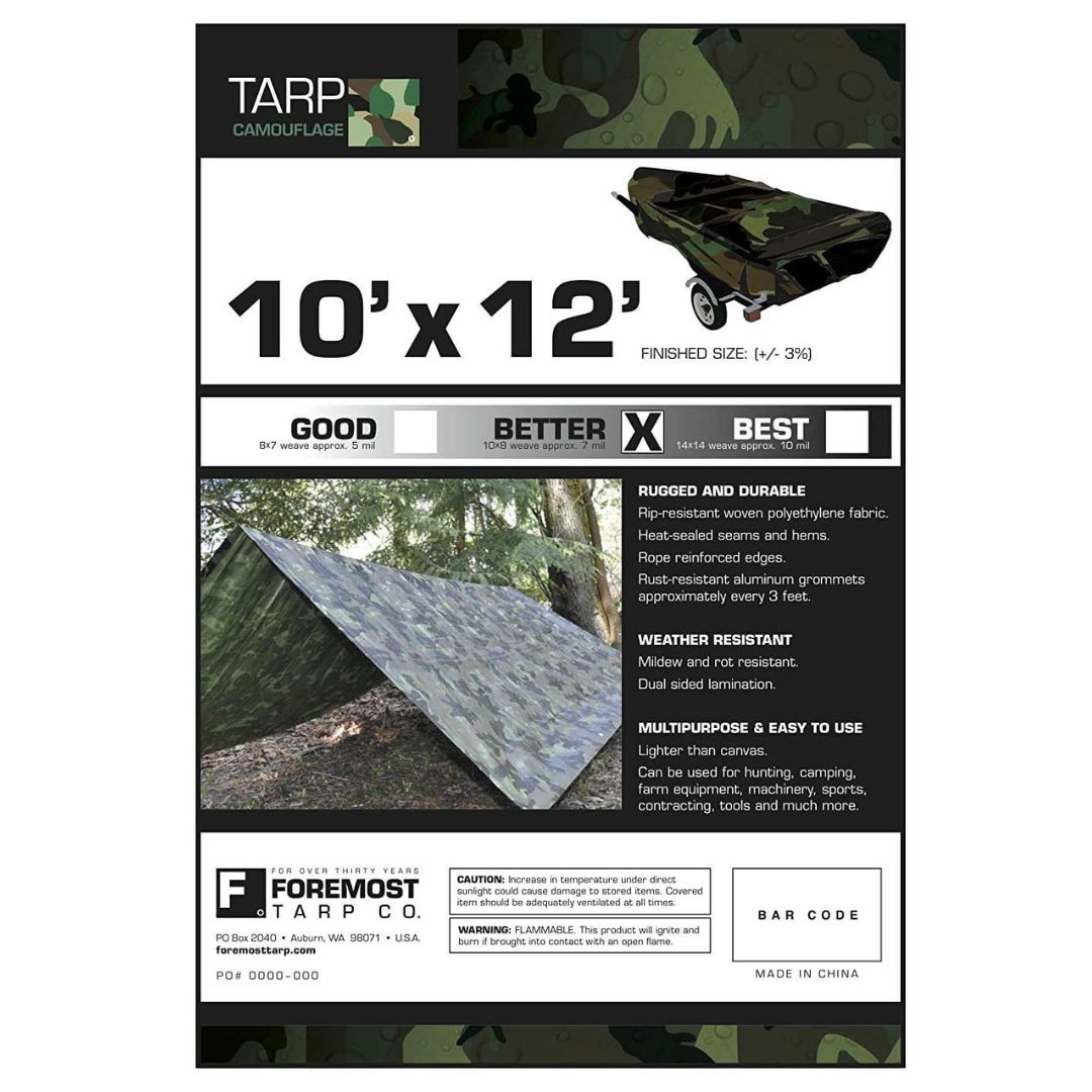 POLY TARP CAMO 10X12