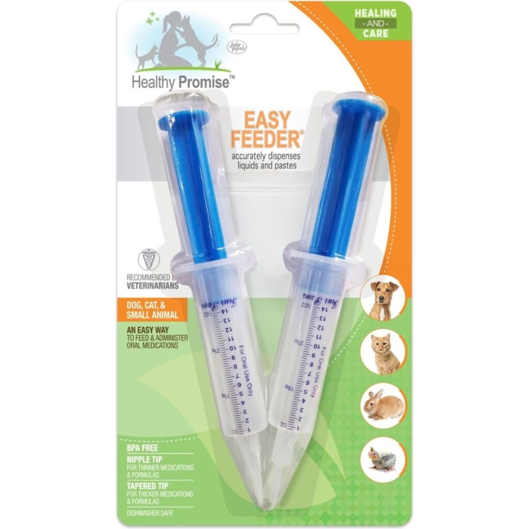 FOUR PAWS EASY FEEDER HAND SYRINGE 2PK