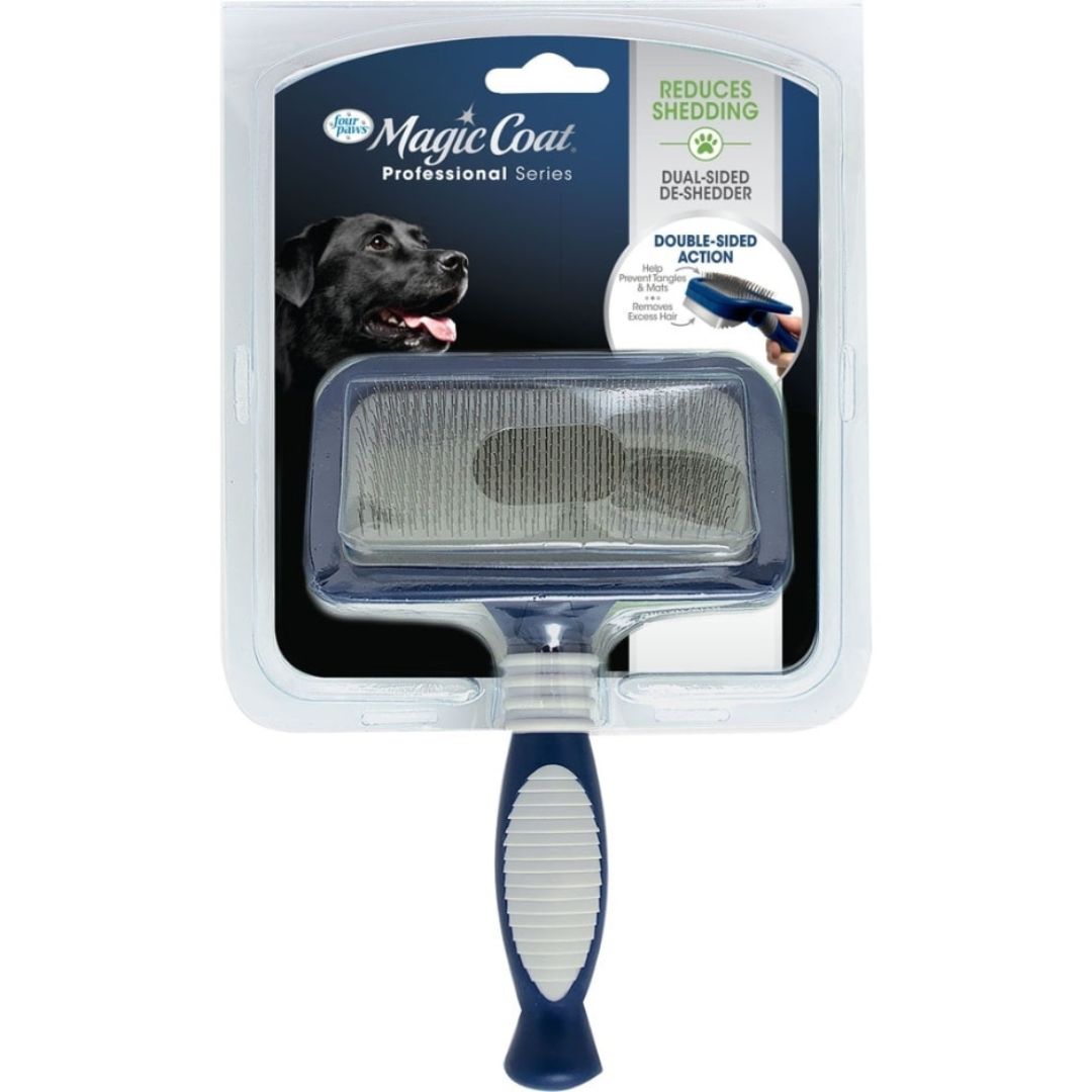 FOUR PAWS 2-IN-1 DE-SHEDDER PRO