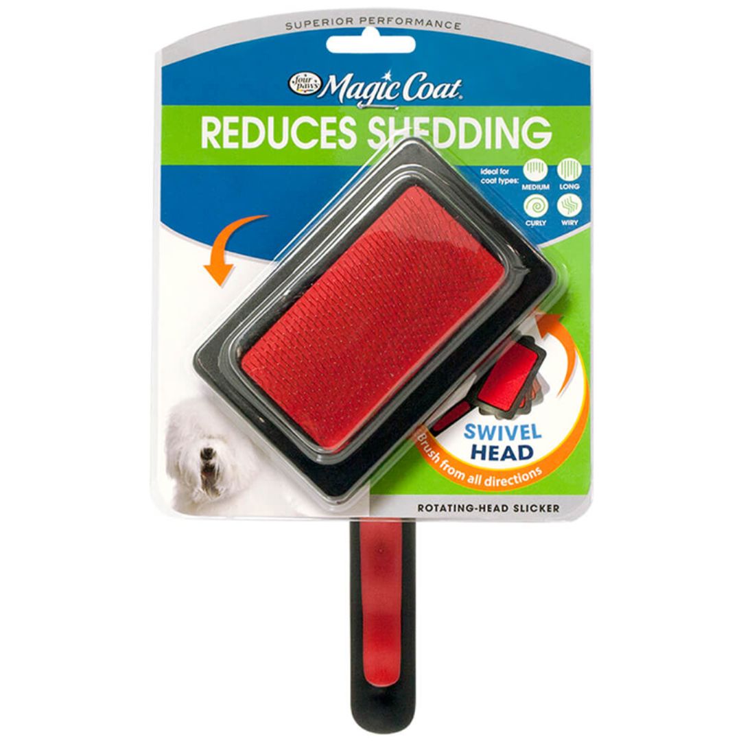 FOUR PAWS ROTATING HEAD SLICKER BRUSH