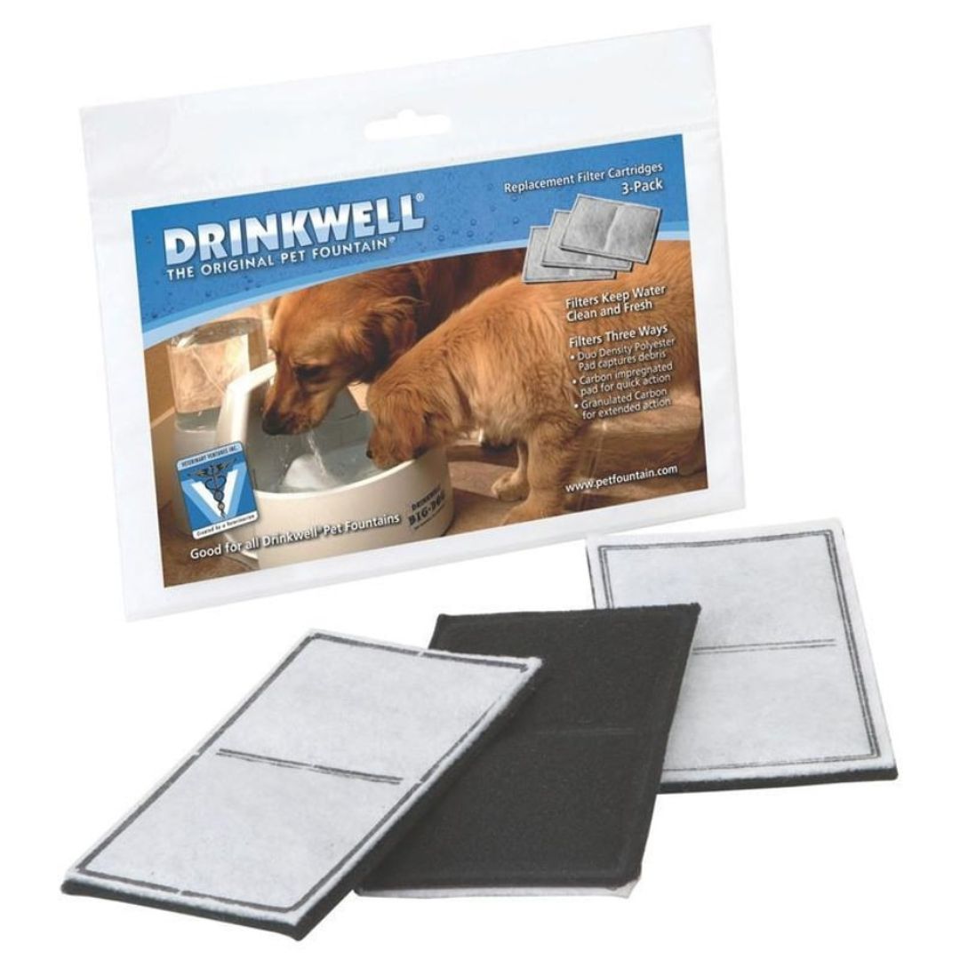 DRINKWELL REPLACEMENT FOUNTAIN FILTERS 3PK