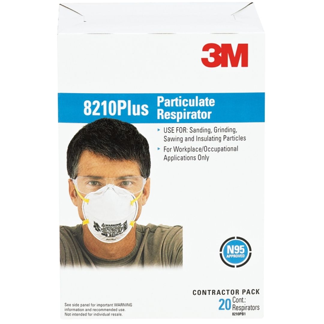 8210PB1-4/8210+ DISPOSABLE RESPIRATOR N95 20PK