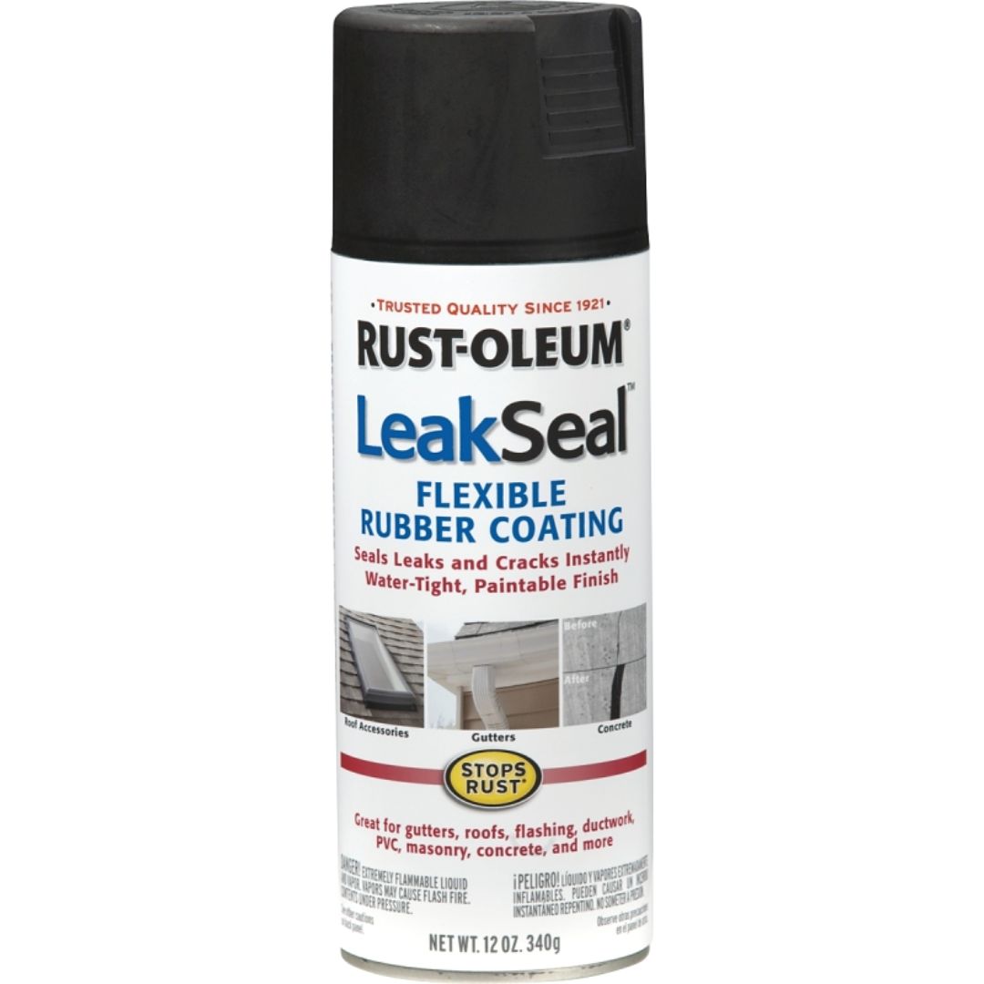 265494 LEAKSEAL RUBBERIZED SPRAY COATING BLACK 12OZ