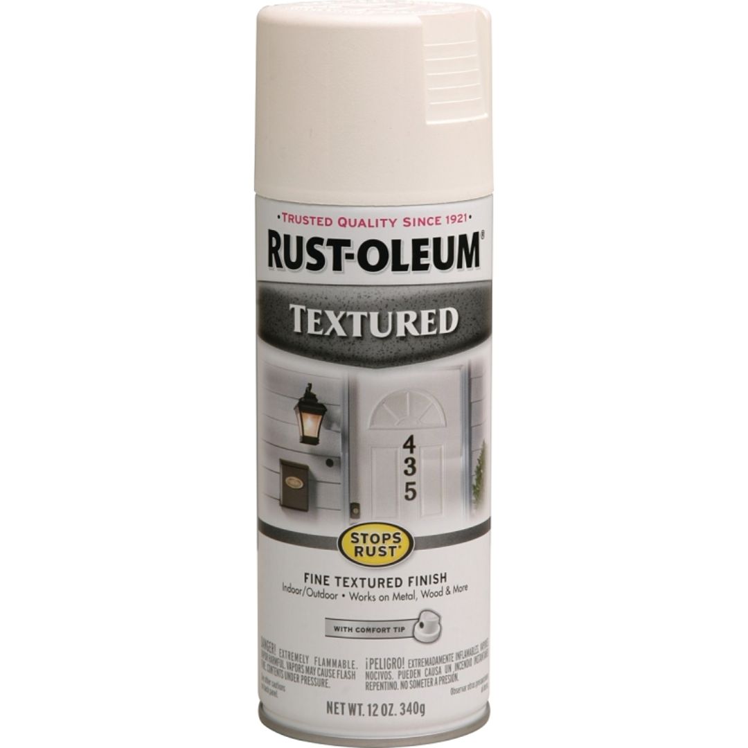 7225830 SPRAY PAINT TEXTURED WHITE 12OZ