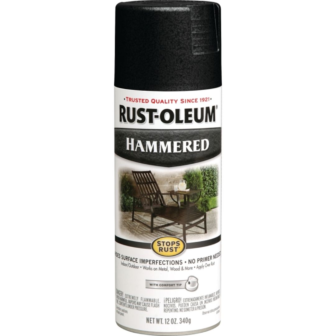 7215830 SPRAY PAINT HAMMERED BLACK 12OZ